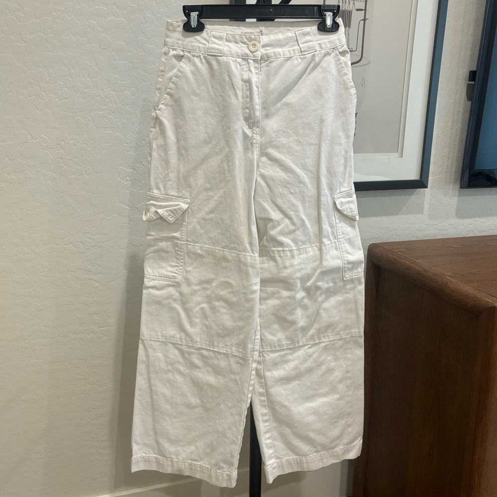 White Glassons Cargo Pants